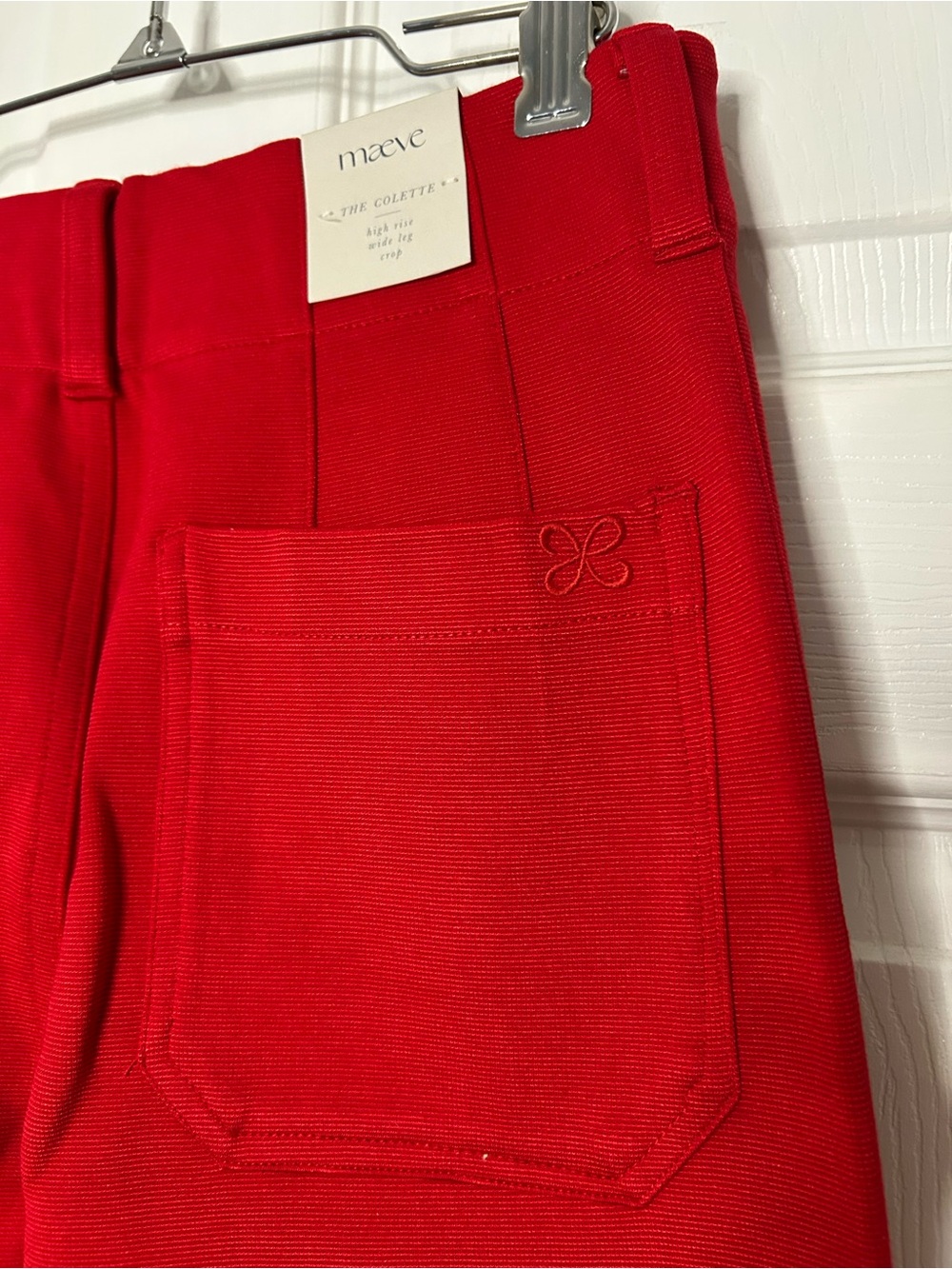 Anthropologie Maeve The Colette Knit High-Rise Wide-Leg Cropped Pants - Picture 13 of 16